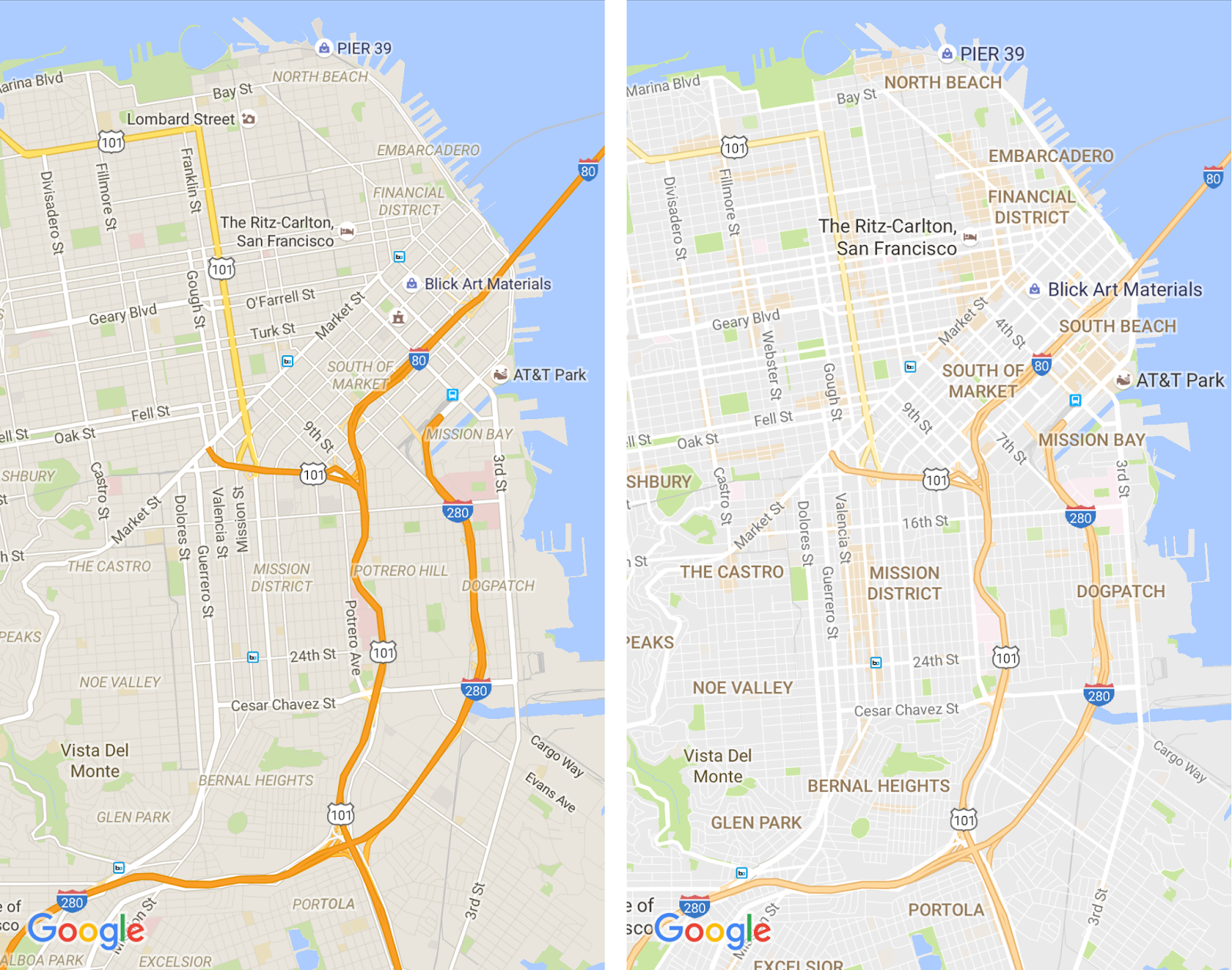 Google Maps : meilleure visibilité et amélioration des centres d'intérêt