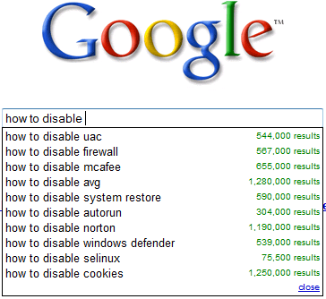 google-suggest-how-to-disable