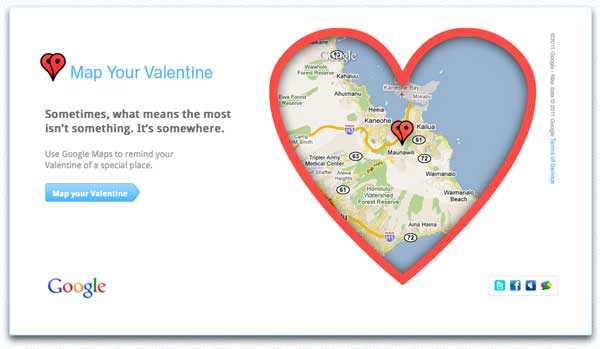 Map Your Valentine