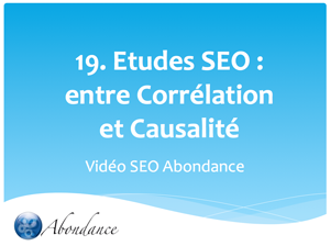 Etudes SEO : entre corrélation et causalité
