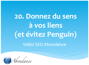 Donnez du sens à vos liens (et évitez Penguin !)