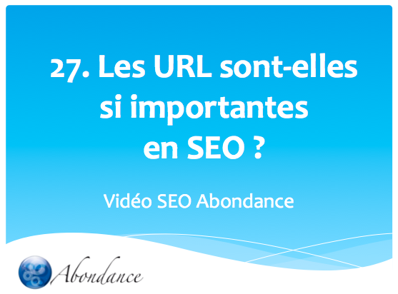 Les URL sont-elles si importantes en SEO ?