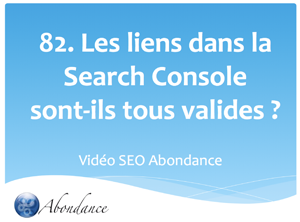 Les liens de la Search Console sont-ils tous valides ?