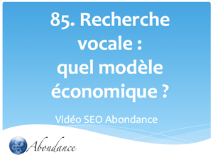 Quel modèle économique pour la recherche vocale ?