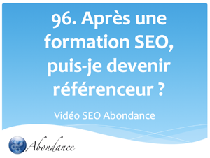 Après une formation SEO, puis-je devenir référenceur professionnel ?