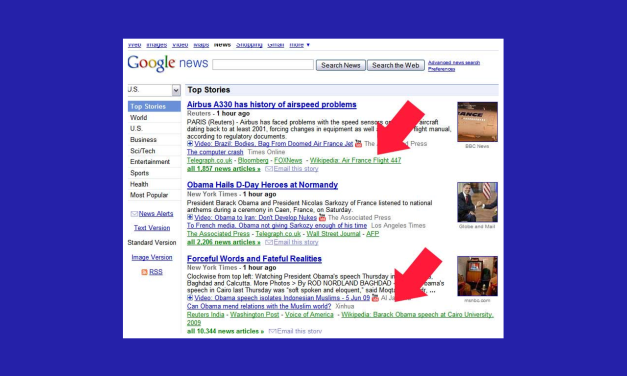 Du Wikipedia dans Google News