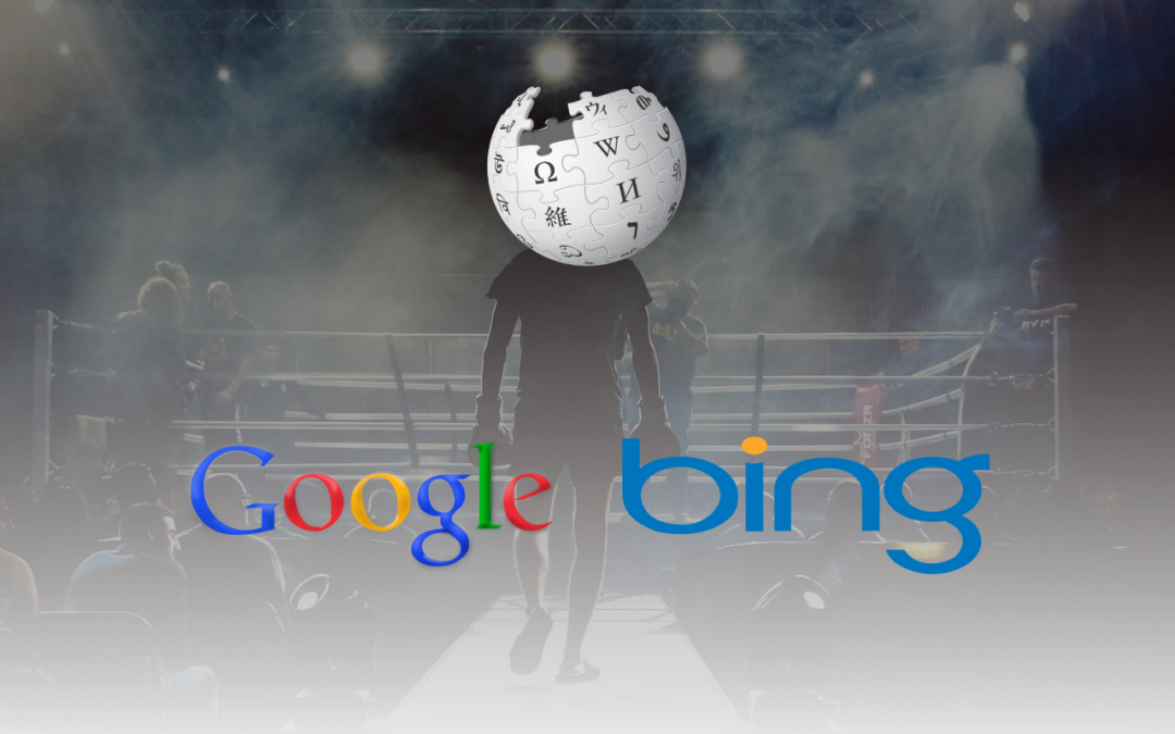Wikipedia et sa visibilité dans Google et Bing