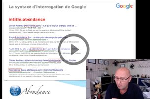 La syntaxe d’interrogation avancée de Google – Vidéo SEO