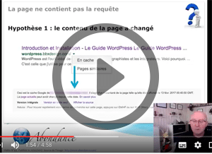 Pourquoi un résultat Google ne contient-il pas la requête demandée ? Vidéo SEO