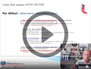 Comment obtenir la liste des URL indexées par Google en HTTP et HTTPS ? Vidéo SEO
