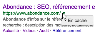 Définition : Le Cache Google, c’est quoi ?