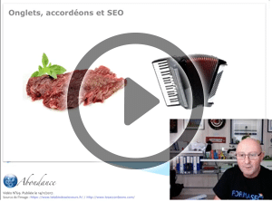 Onglets, Accordéons et SEO – Vidéo SEO