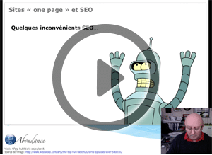 Sites « One Page » et SEO – Vidéo SEO