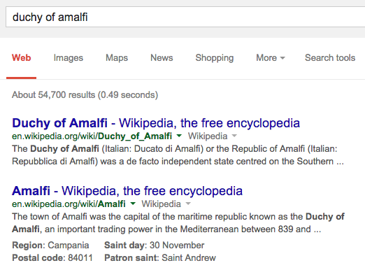 knowledge graph serp