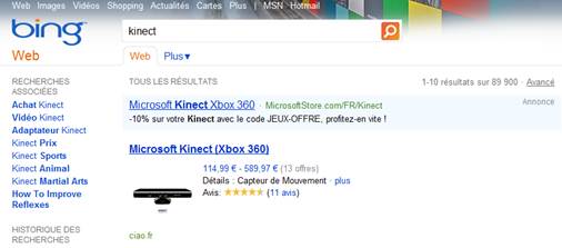 Bing France Ciao