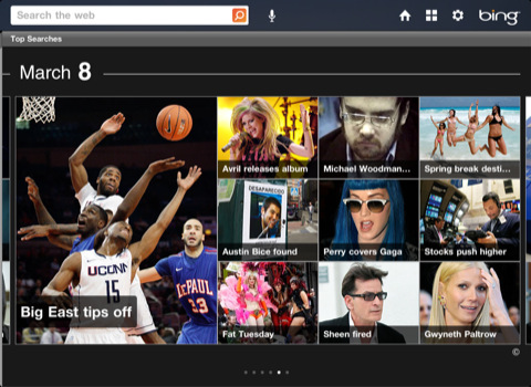 Bing for iPad 2