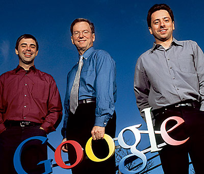 Brin, Page, Schmidt : Google