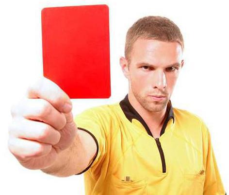 carton rouge penalite