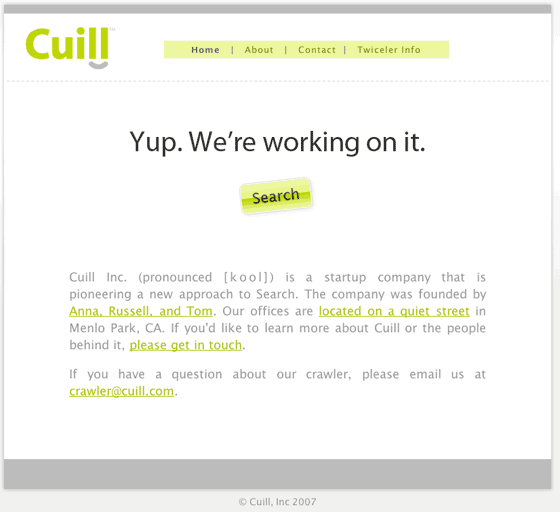 Cuill search engine