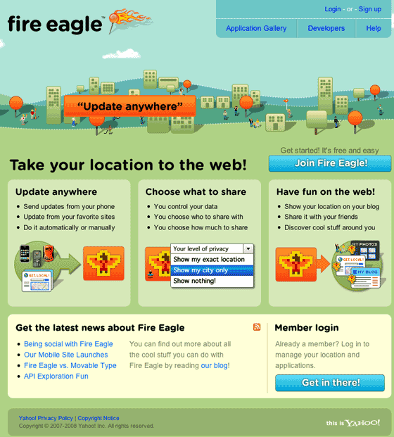 Yahoo! Fire Eagle