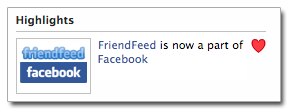Friendfeed Facebook