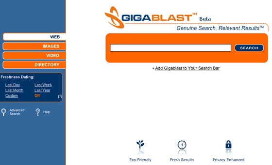 Gigablast beta