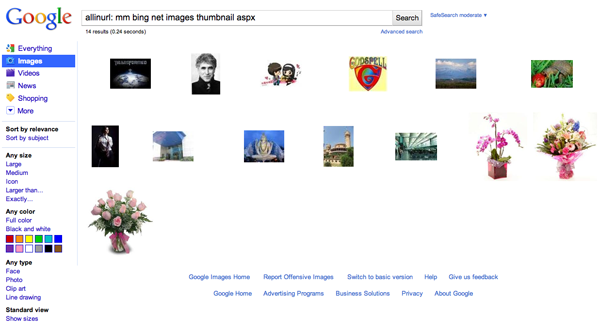 Google Bing Images