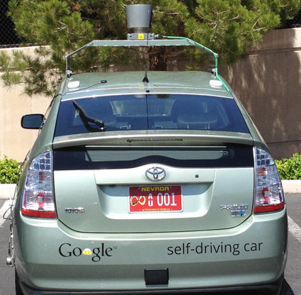 Voiture sans chaufeur google nevada