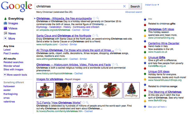 Google Noel adwords