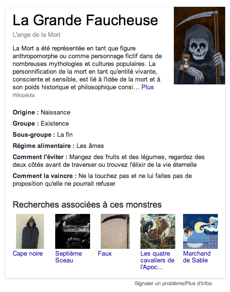 google halloween faucheuse