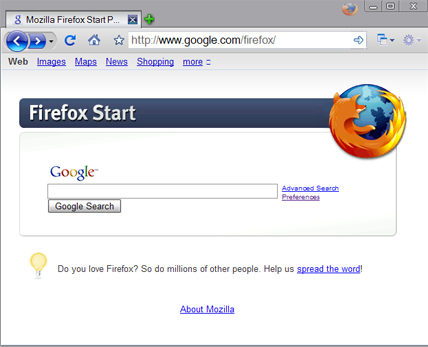 Firefox Google