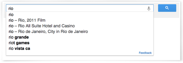 Google Knowledge Graph Rio