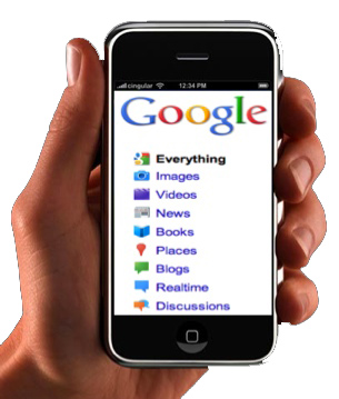 Google propose une requête pour retrouver son téléphone