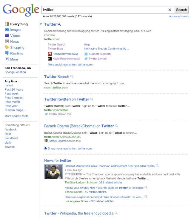 test UI Google