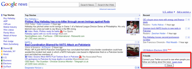 Google News Twitter