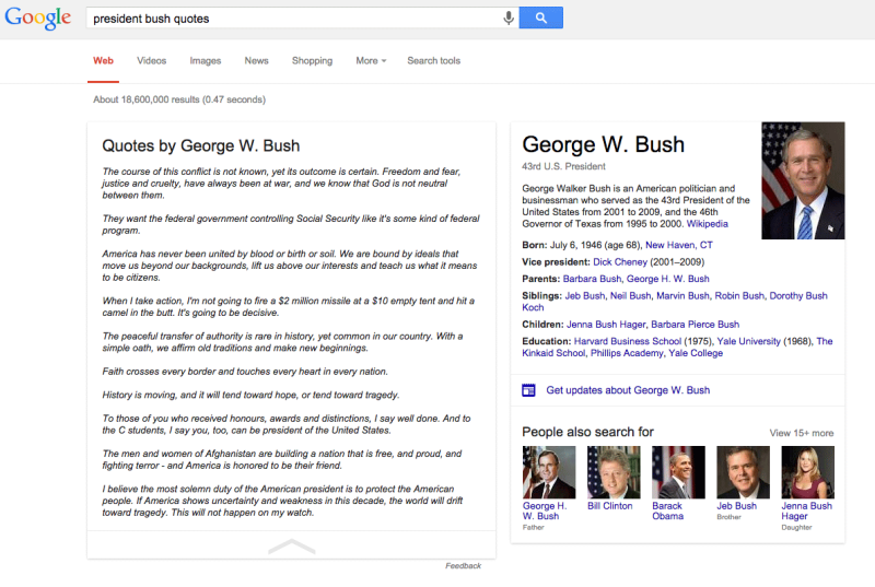 google-quotes-george-bush