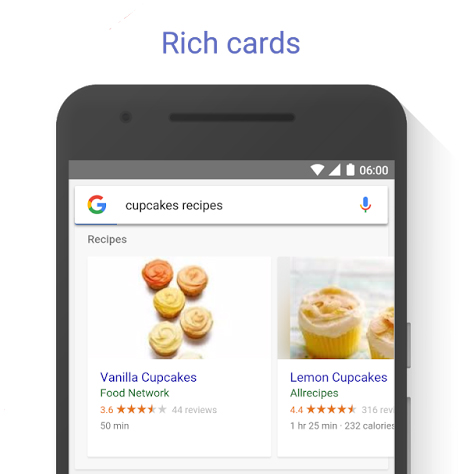 Google étend les cartes enrichies aux restaurants et aux cours en ligne