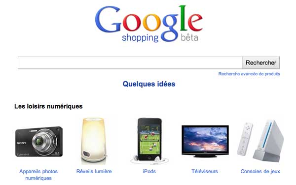 Google Shopping France