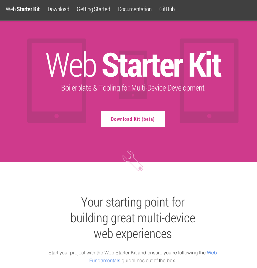google-web-starter-kit