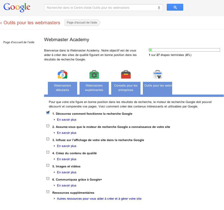 google-webmaster-academy