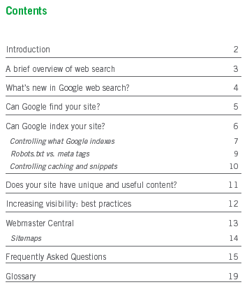 Google - Making the most of Your Content - A publisher's guide to the Web