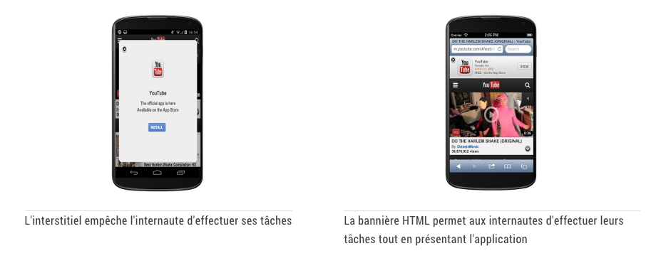 interstitiel mobile