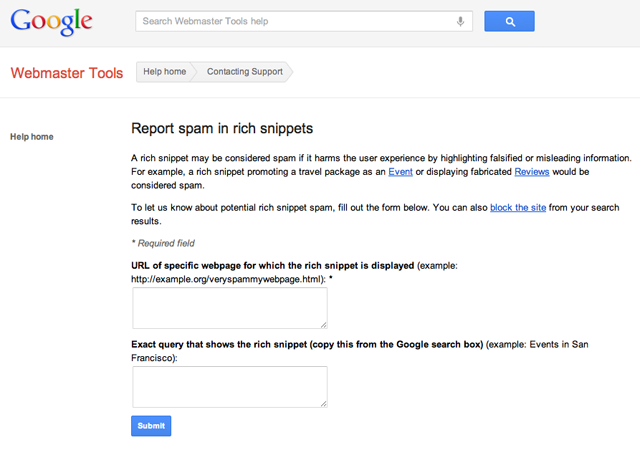 Spam Rich Snippets