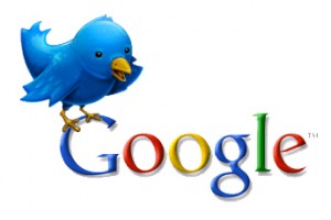 Google a commencé ses tests d'intégration de Twitter