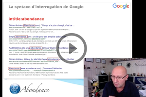 La syntaxe avancée d'interrogation de Google - Vidéo SEO