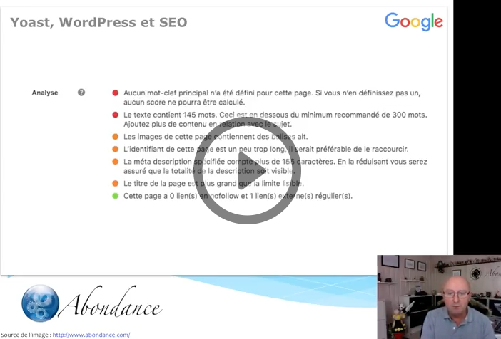 Faut-il suivre les indications de l’extension Yoast sur WordPress ? Vidéo SEO