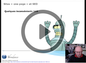 Sites One Page et SEO - Vidéo SEO