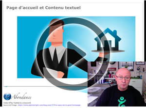 Texte Statique et Page d'Accueil - Vidéo SEO