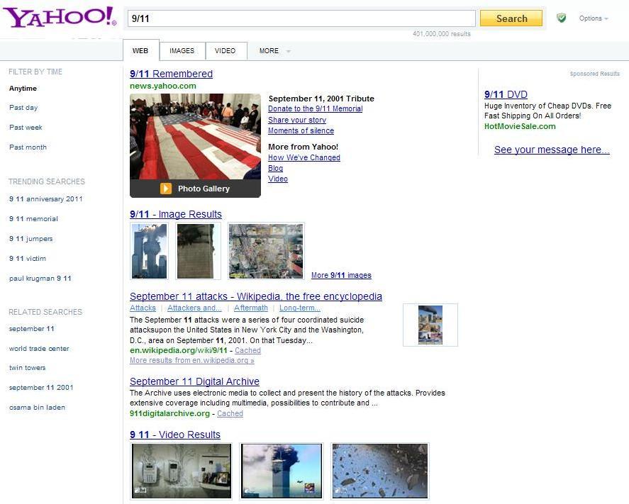 Nouveau look Yahoo!