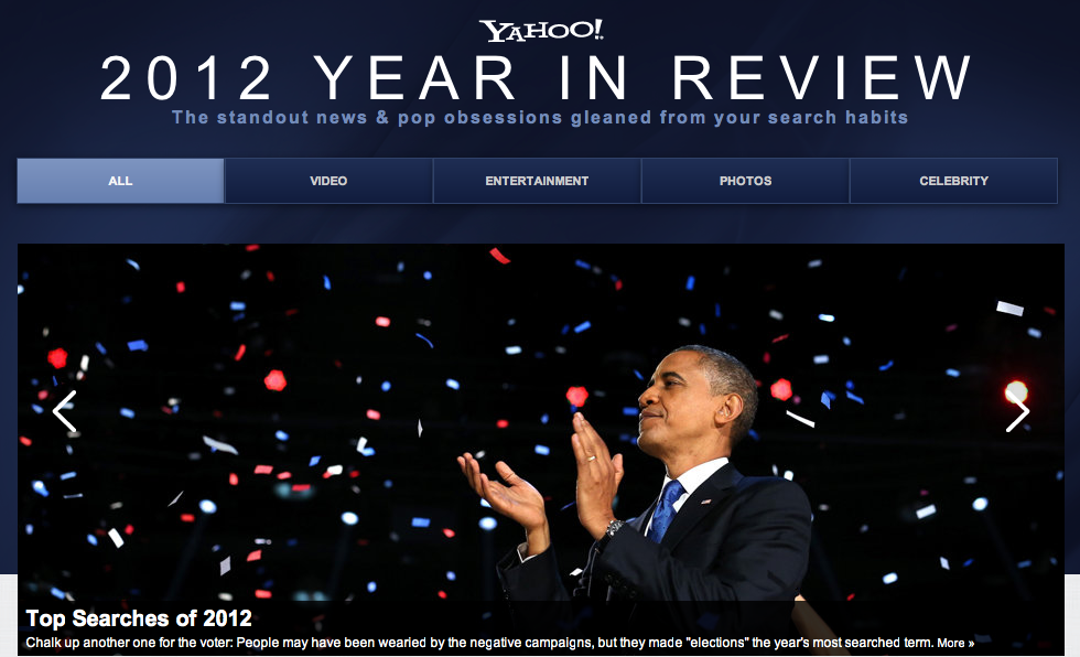 yahoo year in review 2012
